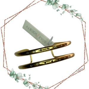 NWT Sole Society 14k gold plated hematite cuff